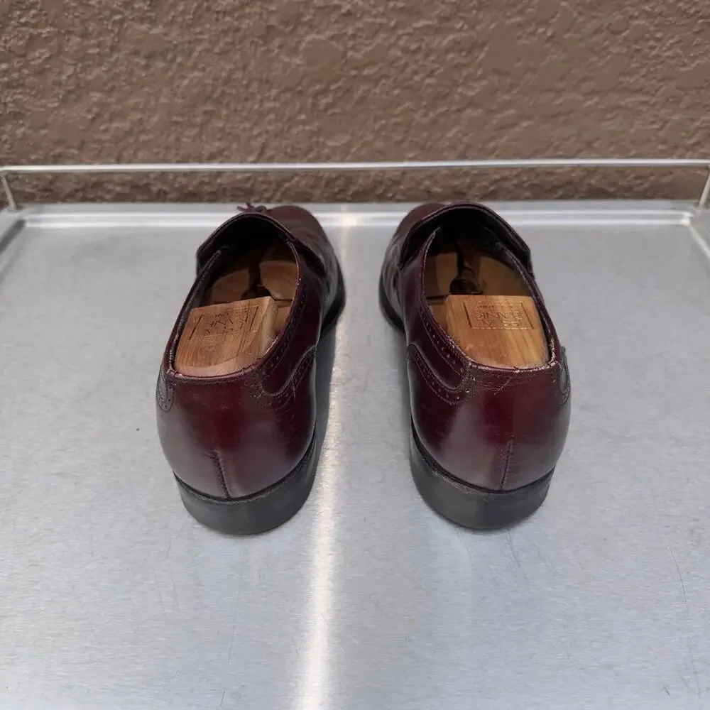 Bostonian Classics Burgundy Leather Loafer Dress Shoes - Size 8 D/B